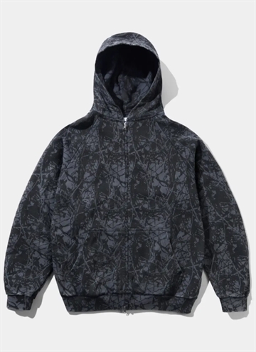 Butter Goods Woods Camo Ziphættetrøje